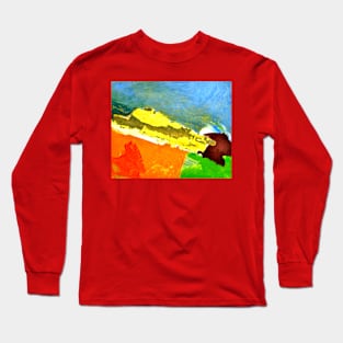 Old House Abstract Long Sleeve T-Shirt